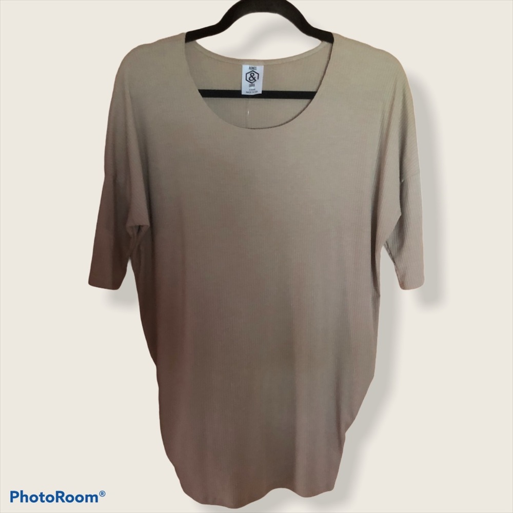 Agnes and Dora dolman top, khaki, xs